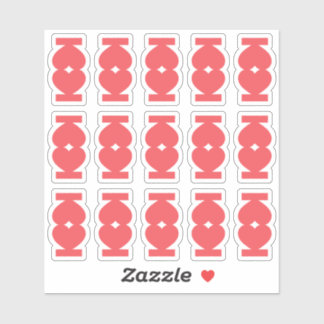 Adesivo Cute Blank Heart Shape Index Tabs Journal Divider