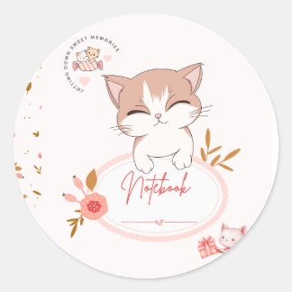 Adesivo Cute cat stickers