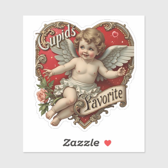 Adesivo Cute cherub valentine  (Folha)