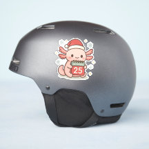 Cute Christmas Axolotl Sticker Kawaii Holiday