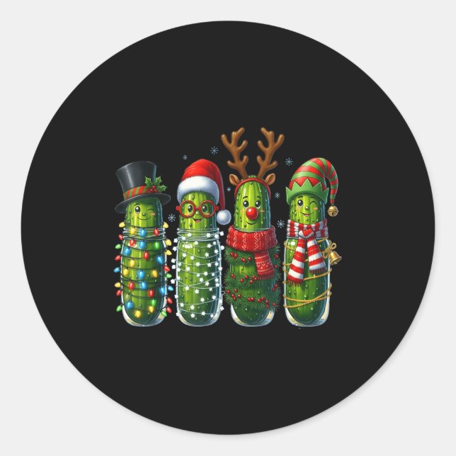 Adesivo Cute Christmas Ckle Squad Funny Family Holiday Cos (Frente)