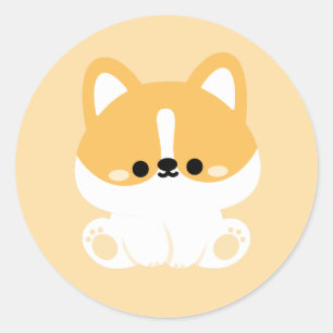 Adesivo Cute Corgi