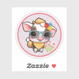 Adesivo cute cow