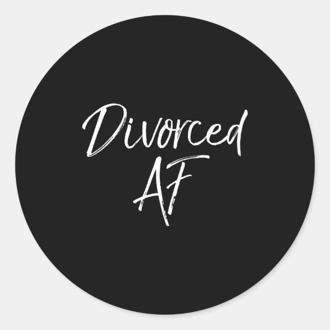 Adesivo Cute Divorce Gift For Women Funny Divorcee Idea Di (Frente)