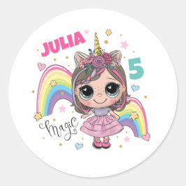 Adesivo Cute Doll Girl Sticker