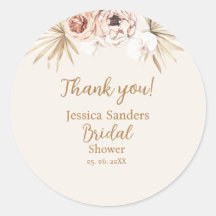 Cute Elegant Flowers Boho Bridal Shower