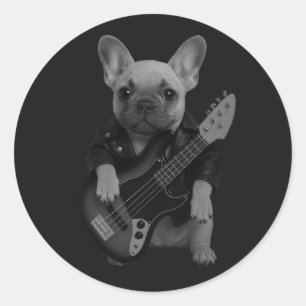 Adesivo Cute engraçado French Bulldog Baixo Rocker Calças