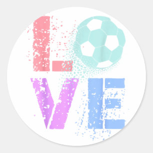 Adesivo Cute Futebol Amor Dia dos Namorados Mãe Chuteiras