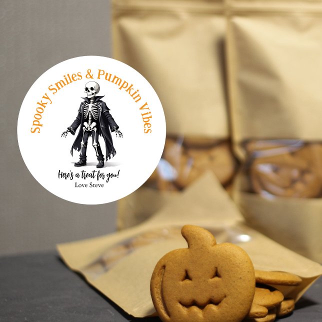 Adesivo Cute Halloween Sticker – Pumpkin Season & Spooky  (Criador carregado)