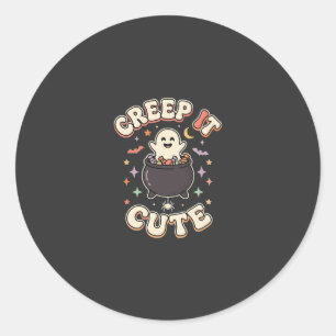 Adesivo Cute Halloween Vibrações Assustadoras