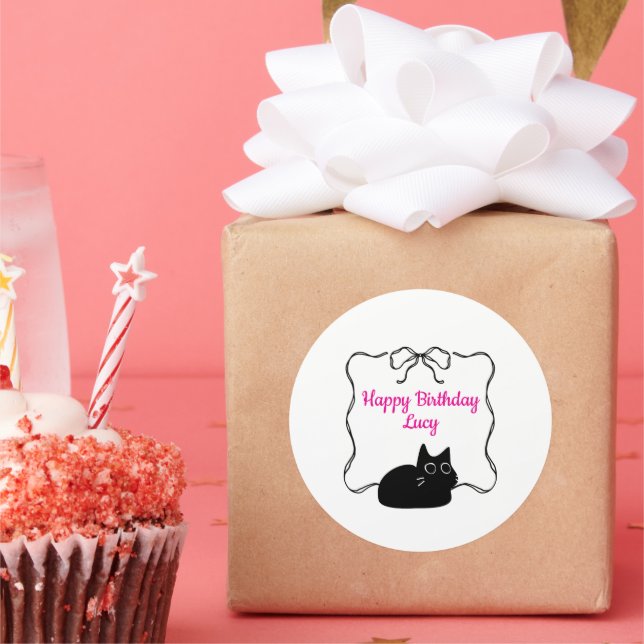 Adesivo Cute Happy Birthday (Festa)