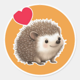 Adesivo Cute Hedgehog