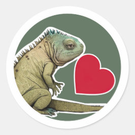 Adesivo Cute Iguana