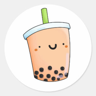 Adesivo Cute Kawaii Boba Tea