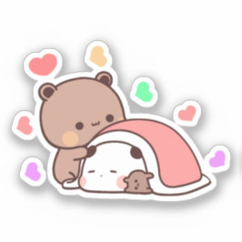 Adesivo Cute Kawaii Chubby Mochi Panda urso