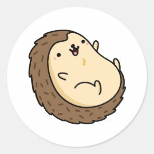 Adesivo Cute Kawaii Hedgehog