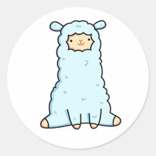 Adesivo Cute Kawaii Llama
