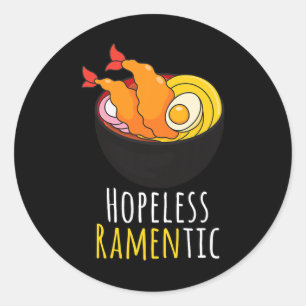 Adesivo Cute Kawaii Ramen Noodles Ramentic sem esperança
