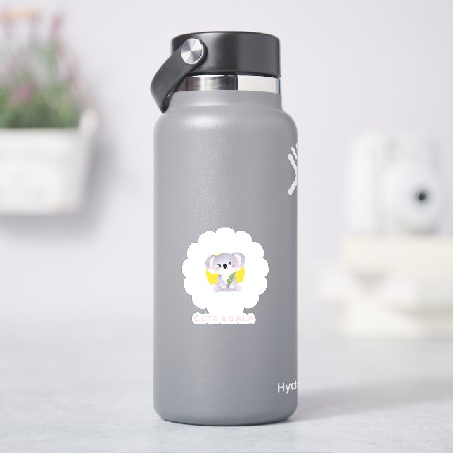 Adesivo Cute koala sobre o passatempo dos animais (HidroFlask)