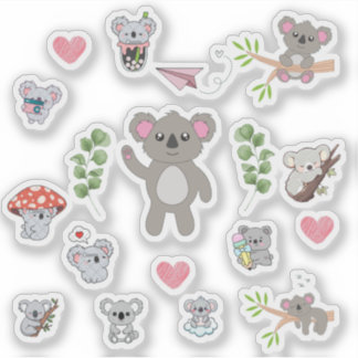 Adesivo Cute Koala Stickers