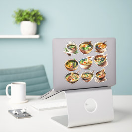Adesivo Cute Korean Ramen & Soup Sticker Sheet30006