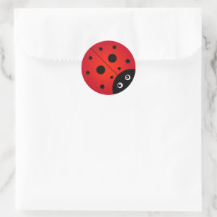 Adesivo Cute Ladybug