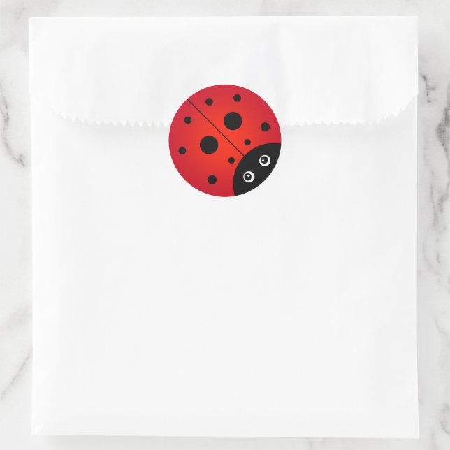 Adesivo Cute Ladybug (Bolsa)