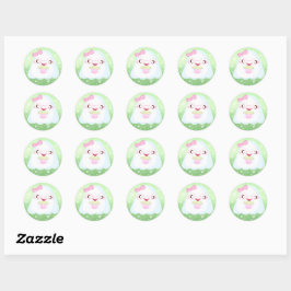 Adesivo Cute Matcha Latte Fantasma