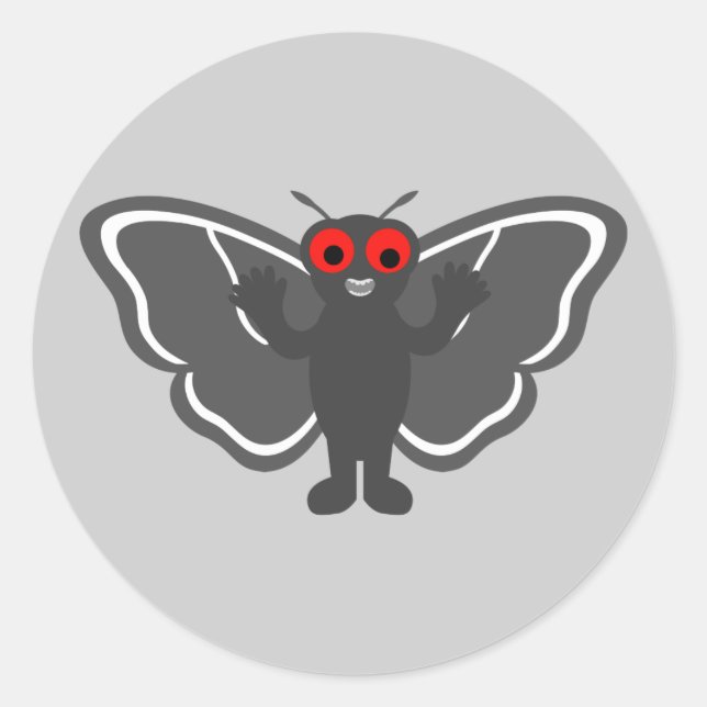 Adesivo Cute Mothman (Frente)