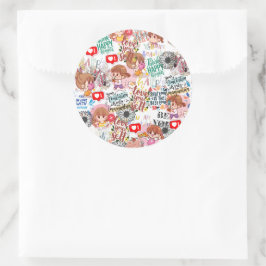 Adesivo Cute Motivational – Positive Quote Kawaii