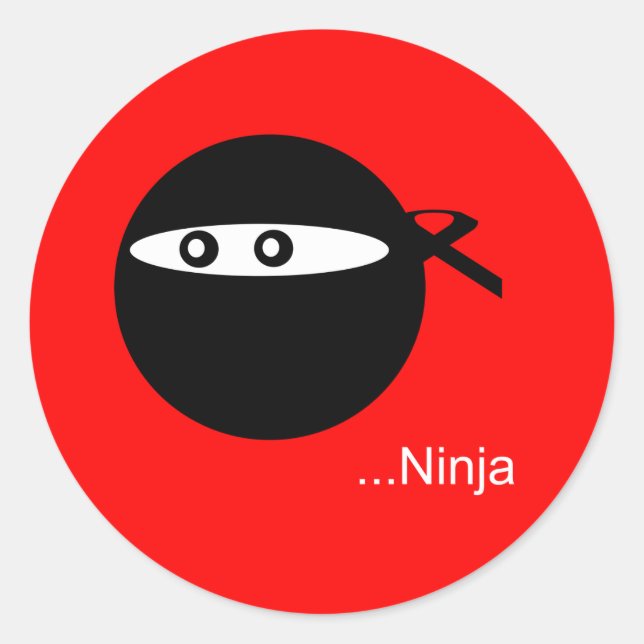 Adesivo Cute Ninja (Frente)