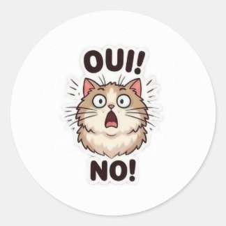 Adesivo Cute Oui Non