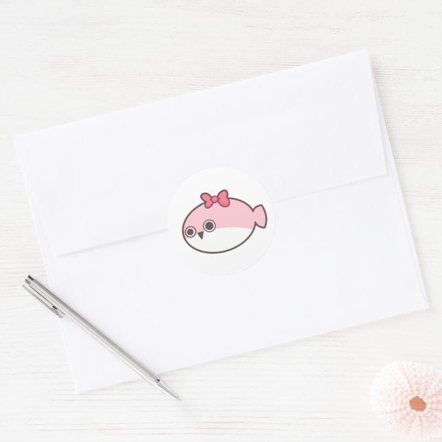 Adesivo Cute Pink Sakabambaspis (Envelope)