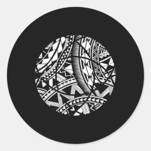 Adesivo Cute Polynésia Tatto Tribal Havaiana Samoan - Gi