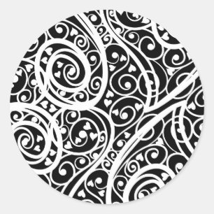 Adesivo Cute preto branco corações amor fundo design lon