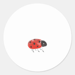 Adesivo Cute Red Ladybug