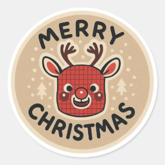 Adesivo Cute reindeer Sticker