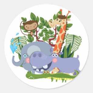 Adesivo Cute Safari