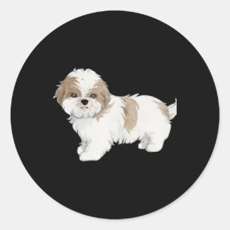 Adesivo Cute Shih Tzu Puppy