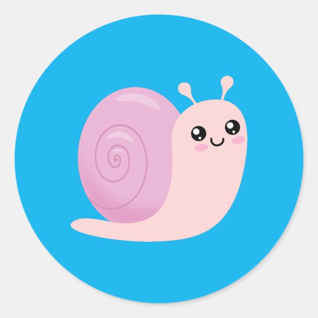Adesivo Cute Snail (Frente)