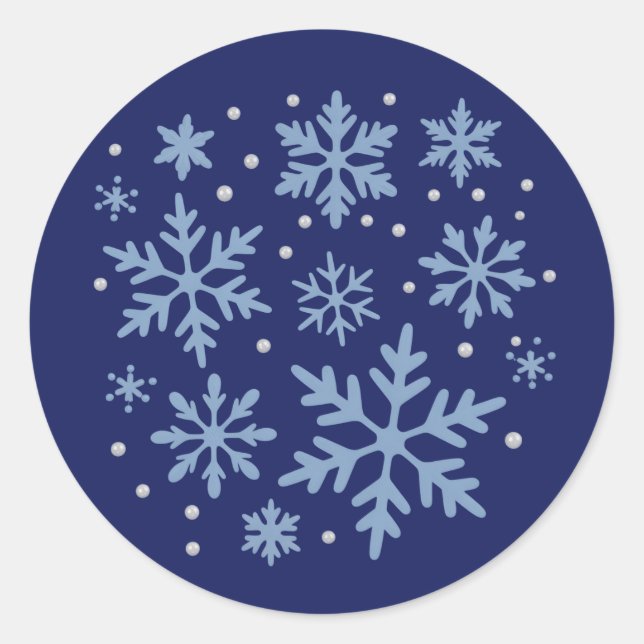 Adesivo Cute Snowflake Christmas Winter Holiday Cozy Xmas  (Frente)