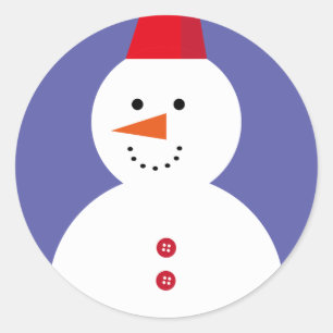 Adesivo Cute Snowman