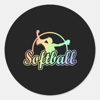Adesivo Cute Softball