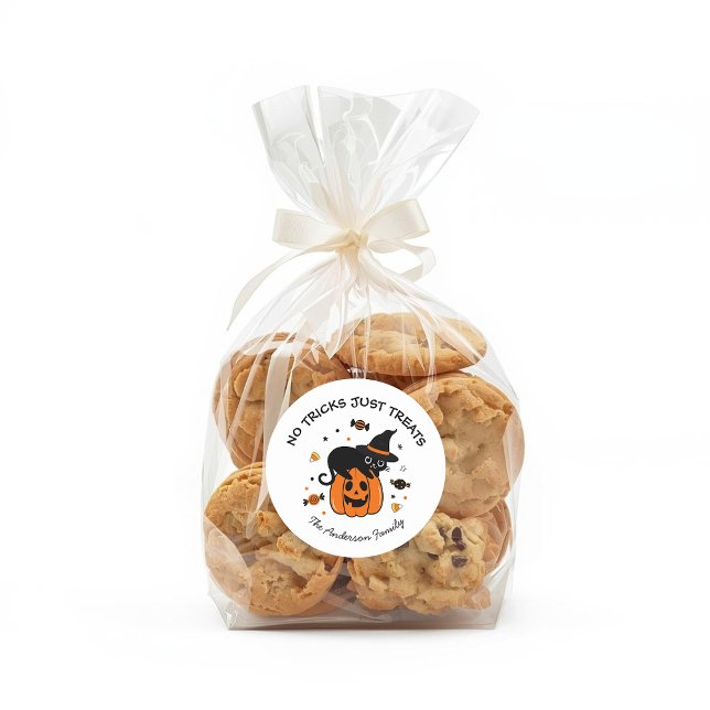 Adesivo Cute Spooky Halloween Black and Orange (Criador carregado)