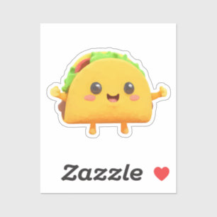 Adesivo Cute Taco