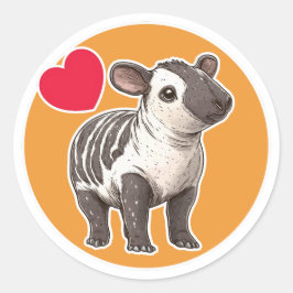 Adesivo Cute Tapir