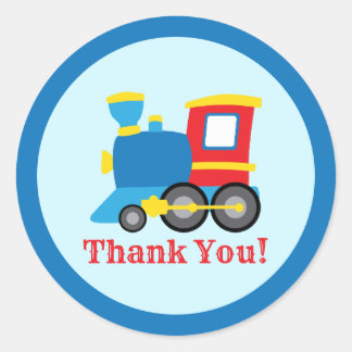 Adesivo Cute Train Birthday Party