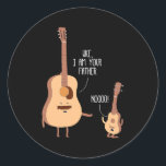 Adesivo Cute Uke I Am Your Father Funny Ukulele Guitar<br><div class="desc">Cute Uke I Am Your Father Funny Ukulele Guitar Player Lover Gift. Perfect gift for your dad,  mom,  papa,  men,  women,  friend and family members on Thanksgiving Day,  Christmas Day,  Mothers Day,  Fathers Day,  4th of July,  1776 Independent day,  Veterans Day,  Halloween Day,  Patrick's Day</div>