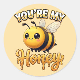 Adesivo Cute Valentine Bee – You’re My Honey