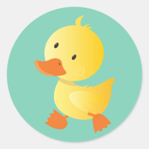 Adesivo Cute Yellow Duckie